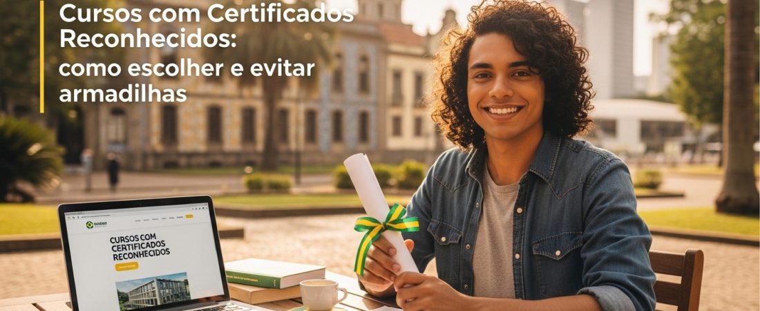 Cursos com certificado reconhecido: como escolher e evitar ciladas