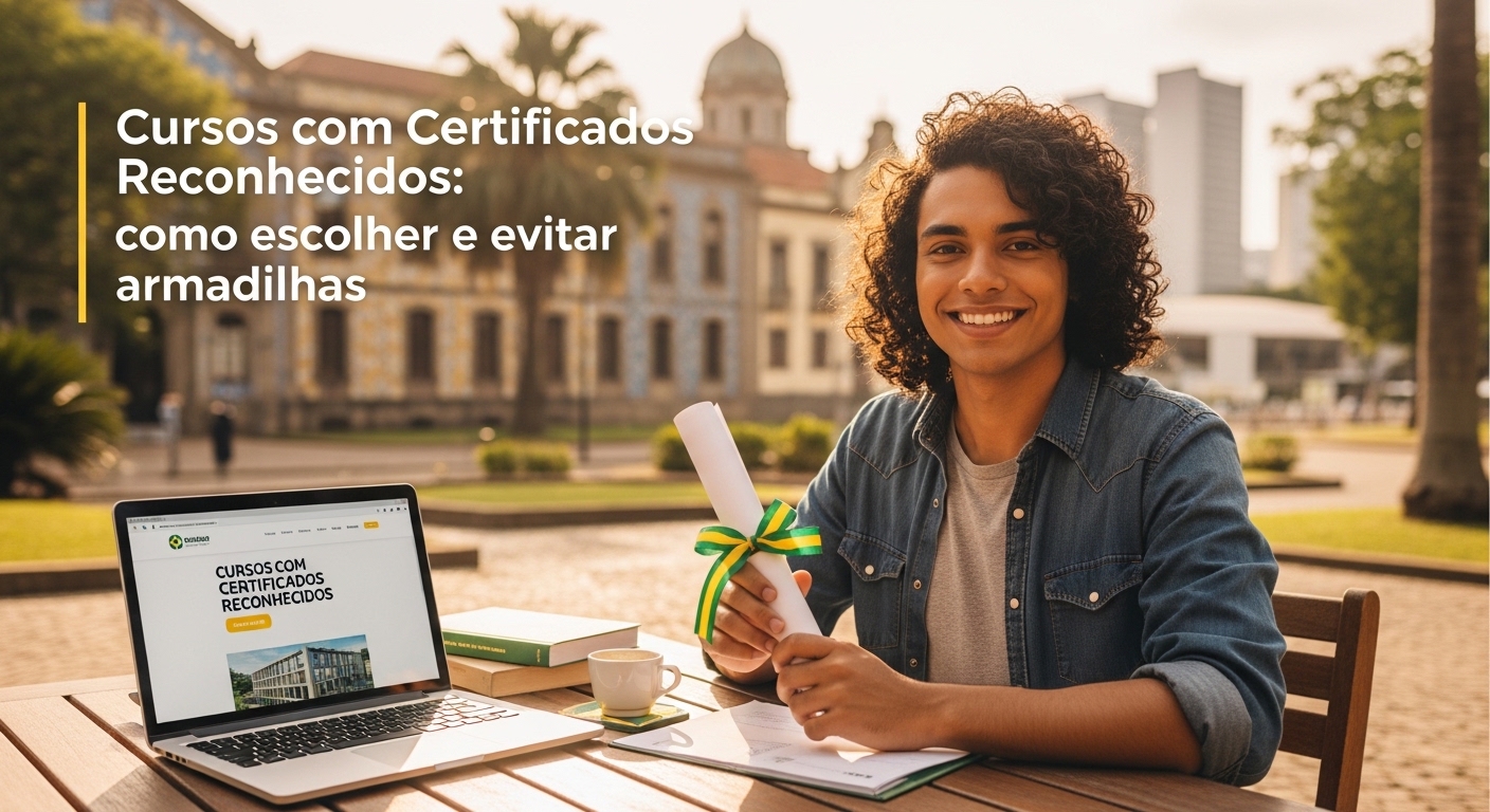 Cursos com certificado reconhecido: como escolher e evitar ciladas